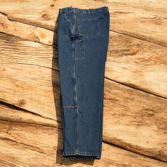 Vintage Carhartt B73 DST Dungaree Vintage Double Knee Logger Carpenter Jeans - Picture 3 of 12